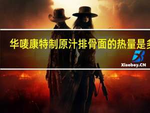 华唛康 特制原汁排骨面的热量是多少