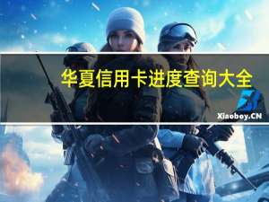 华夏信用卡进度查询大全（华夏信用卡进度查询电话）