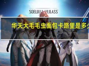 华天大毛毛虫面包卡路里是多少