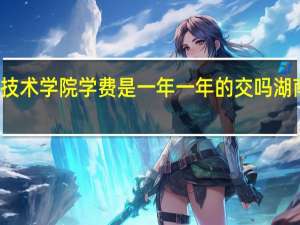 华天涉外职业技术学院学费是一年一年的交吗 湖南涉外经济学院学费