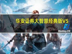 华安证券大智慧经典版 V5.998 官方版（华安证券大智慧经典版 V5.998 官方版功能简介）