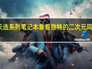 华硕的天选系列笔记本靠着独特的二次元风格打响了名号