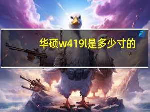 华硕w419l是多少寸的