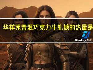 华祥苑 普洱巧克力牛轧糖的热量是多少