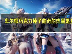 卑尔根 巧克力榛子曲奇的热量是多少