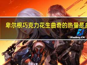 卑尔根 巧克力花生曲奇的热量是多少