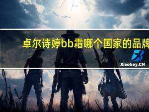 卓尔诗婷bb霜哪个国家的品牌