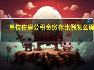 单位住房公积金缴存比例怎么确定