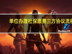 单位办理社保缴费三方协议流程