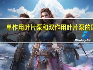 单作用叶片泵和双作用叶片泵的区别