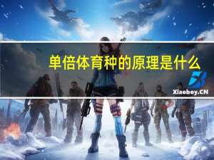 单倍体育种的原理是什么