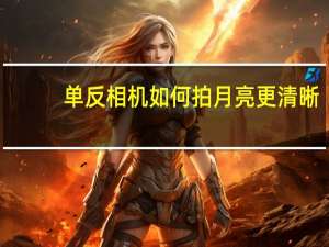 单反相机如何拍月亮更清晰（单反相机如何拍月亮）