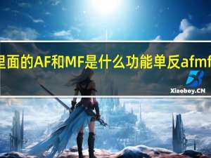 单反里面的AF和MF是什么功能 单反af mf是什么意思