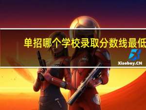 单招哪个学校录取分数线最低