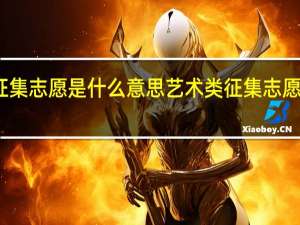 单招征集志愿是什么意思艺术类征集志愿是什么意思