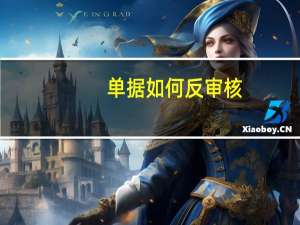 单据如何反审核