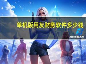 单机版用友财务软件多少钱