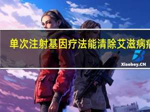 单次注射基因疗法能清除艾滋病病毒