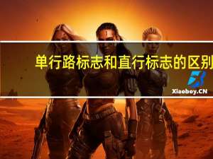 单行路标志和直行标志的区别