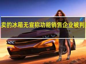卖的冰箱无宣称功能 销售企业被判赔3倍