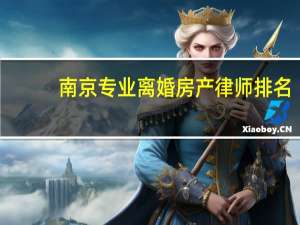 南京专业离婚房产律师排名