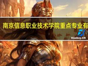 南京信息职业技术学院重点专业有哪些
