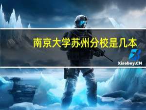 南京大学苏州分校是几本