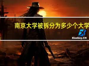 南京大学被拆分为多少个大学
