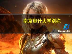 南京审计大学别称