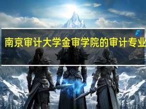 南京审计大学金审学院的审计专业如何