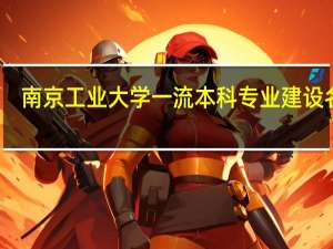 南京工业大学一流本科专业建设名单