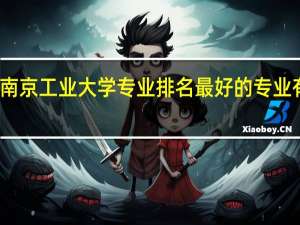 南京工业大学专业排名最好的专业有哪些