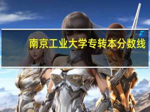 南京工业大学专转本分数线