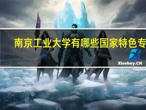 南京工业大学有哪些国家特色专业
