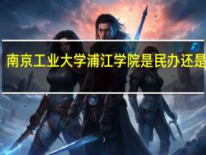 南京工业大学浦江学院是民办还是公办