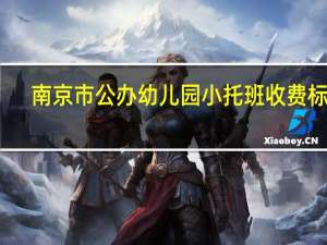 南京市公办幼儿园小托班收费标准
