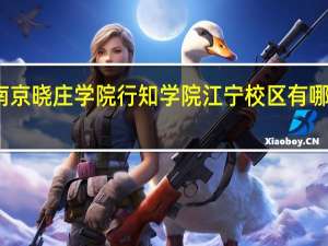 南京晓庄学院行知学院江宁校区有哪些专业