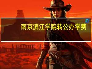 南京滨江学院转公办学费