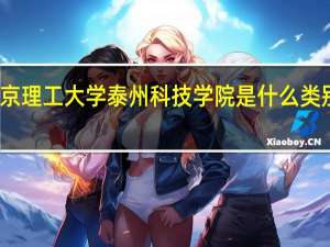 南京理工大学泰州科技学院是什么类别的学校