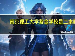 南京理工大学紫金学校是二本吗