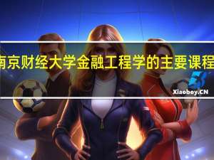 南京财经大学金融工程学的主要课程是什么