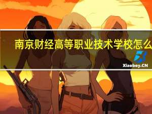 南京财经高等职业技术学校怎么样