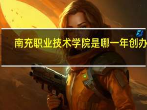 南充职业技术学院是哪一年创办的