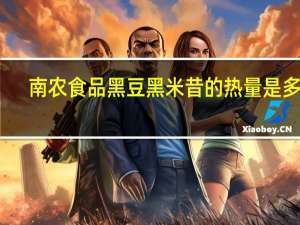 南农食品 黑豆黑米昔的热量是多少