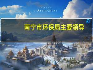 南宁市环保局主要领导