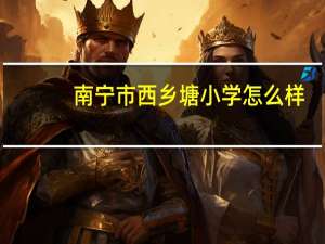 南宁市西乡塘小学怎么样