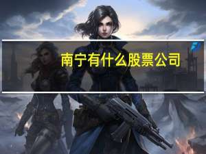 南宁有什么股票公司