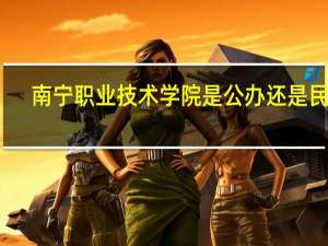南宁职业技术学院是公办还是民办