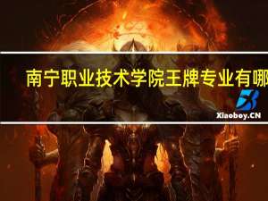 南宁职业技术学院王牌专业有哪些