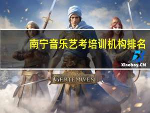 南宁音乐艺考培训机构排名